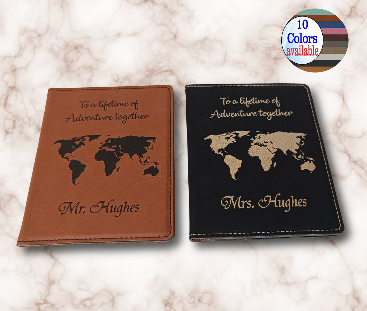 personalized passport holder honeymoon gift for couple