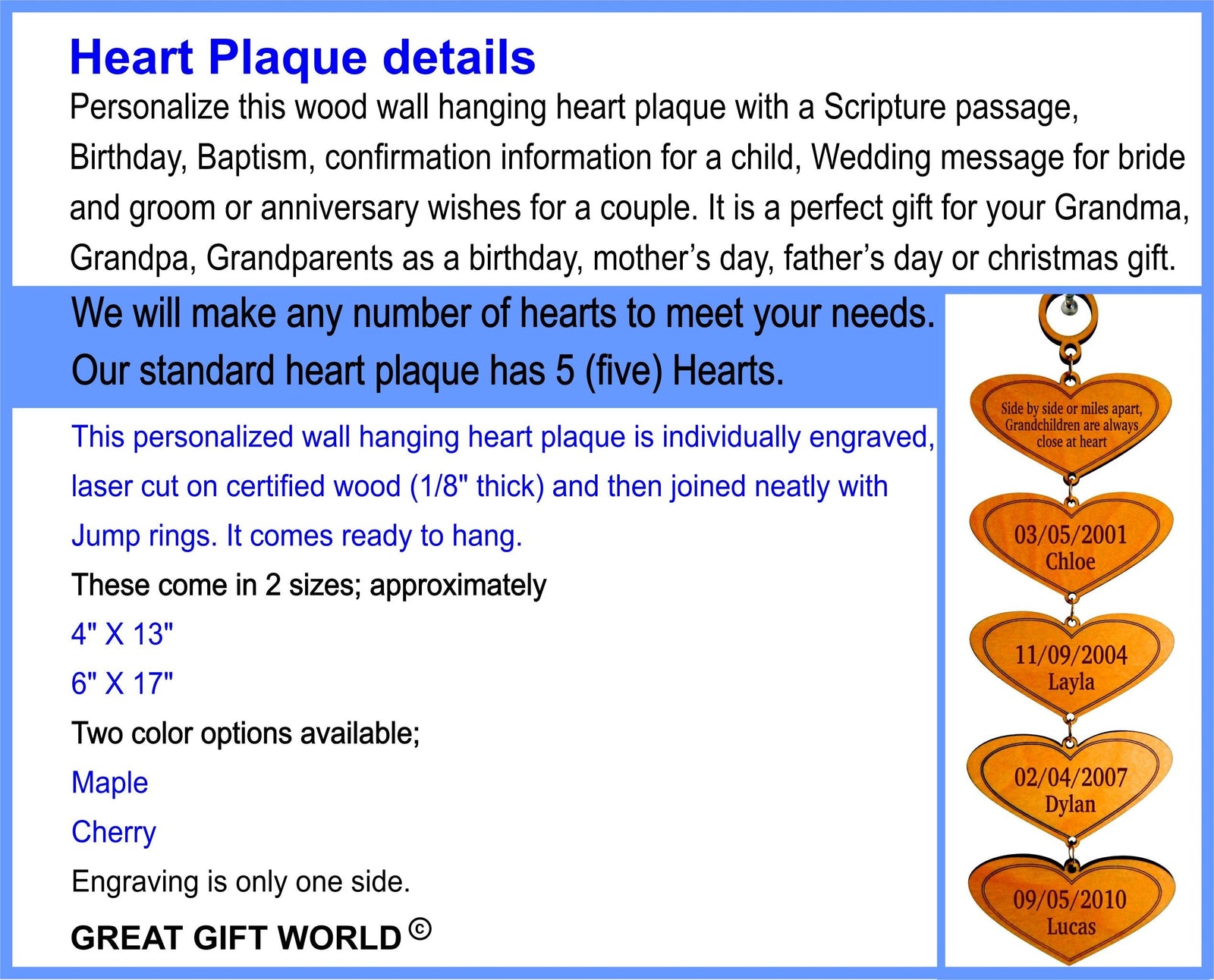 Unique 25th Anniversary Gift for Couple | Engraved Decorative Plaque