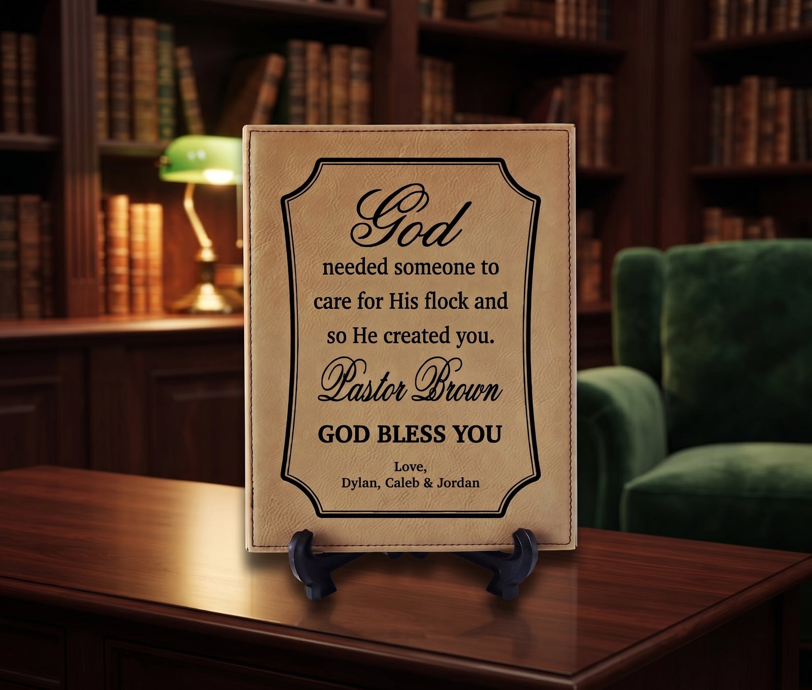 Personalized Dad Thank you Plaque | Engraved Father's Day Gift, DL10