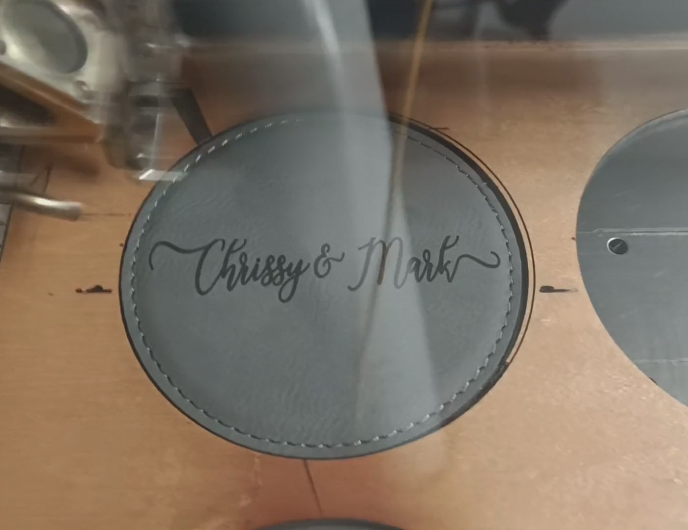 Personalized Wedding Gift for Couple | Engraved Coaster Set, CAS10